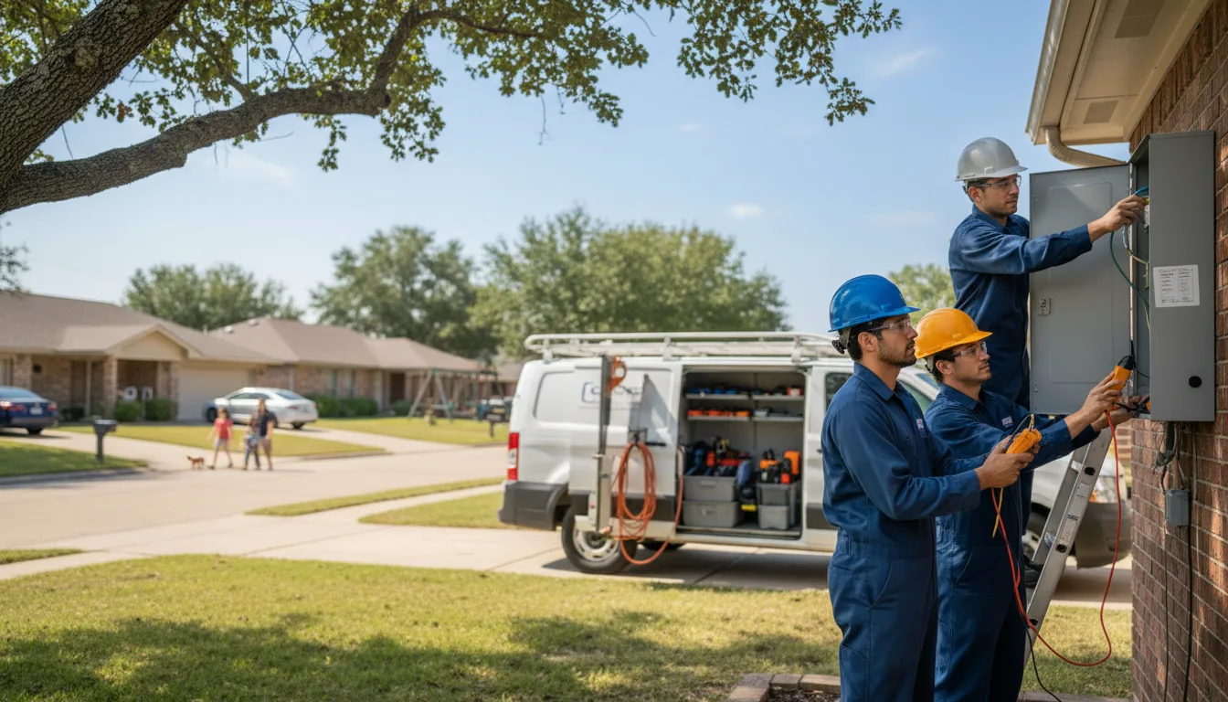 Certified electrician providing emergency electrical services in Man, WV